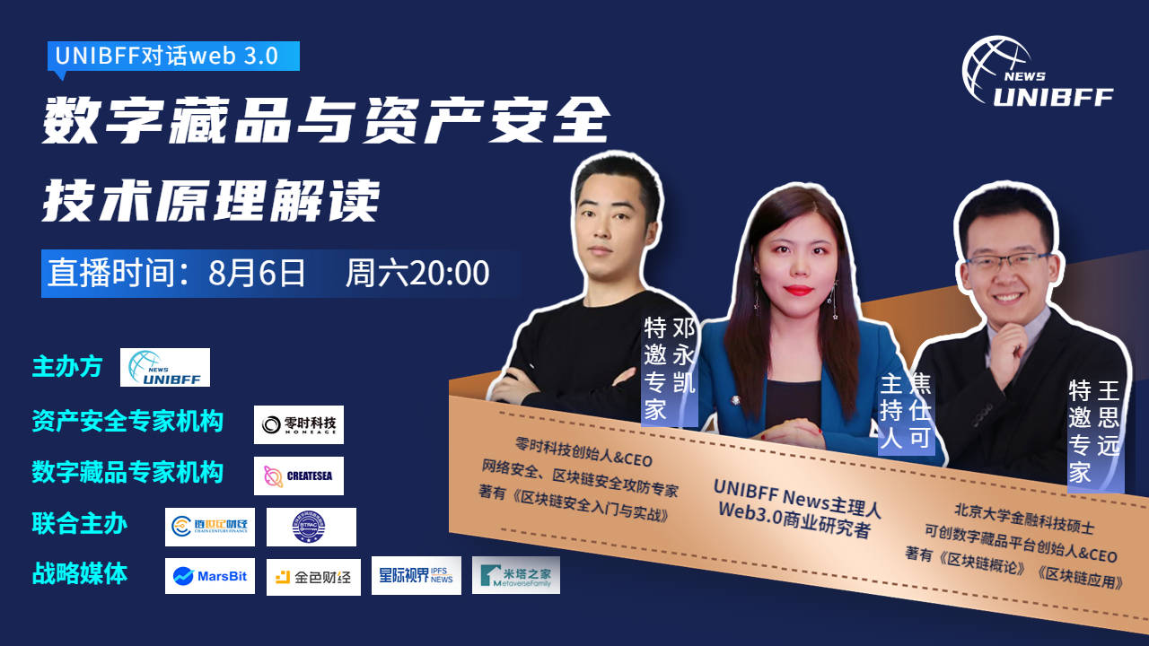 【UNIBFF万字AMA】解读数字藏品与资产安全技术原理（上）