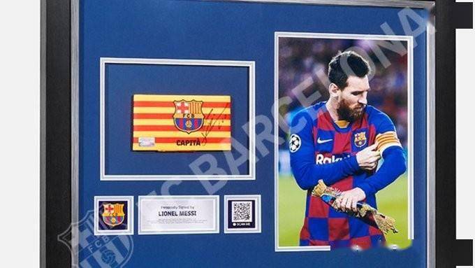 每体：巴萨官网仍在卖梅西签名袖标，售价720欧