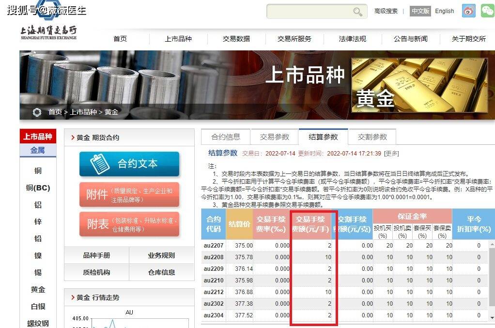 如何查询期货交易所手续费？