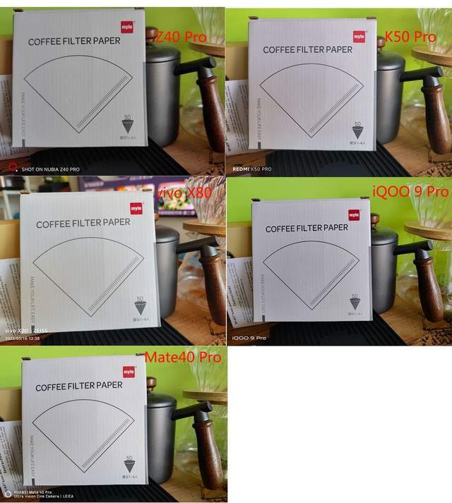 四款个性鲜明的手机X80、Z40 Pro、K50 Pro和iQOO 9 Pro拍照对比评测