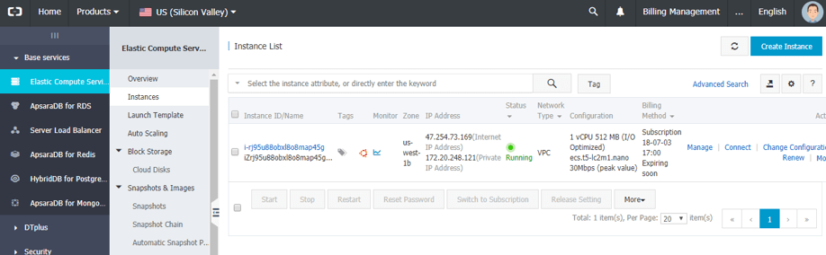 阿里云国际版免费试用套餐使用教程