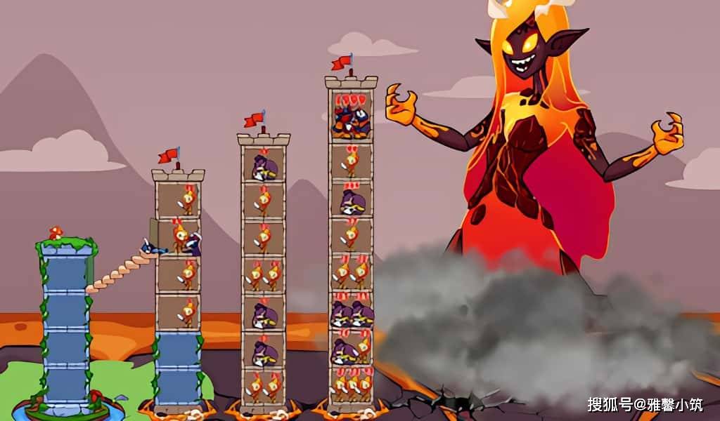 Rocket火柴人战争益智游戏《Stick Hero》用广告制作的游戏