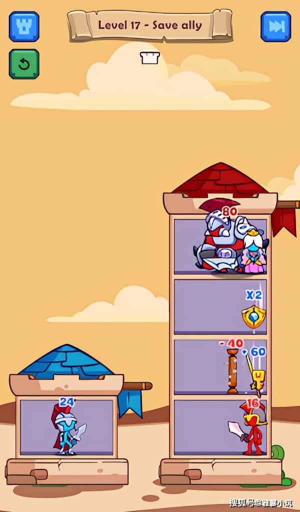 Rocket火柴人战争益智游戏《Stick Hero》用广告制作的游戏