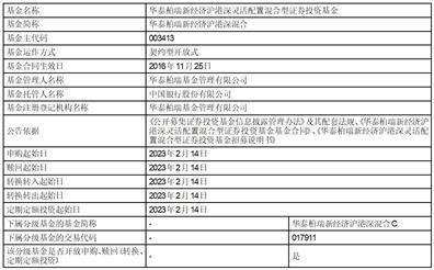 华泰柏瑞基金管理有限公司 关于华泰柏瑞新经济沪港深灵活配置 混合型证券投资基金增加 C类基金份额并修改基金合同 和托管协议的公告