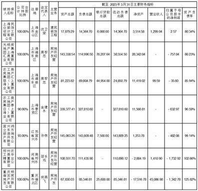 光明房地产集团股份有限公司关于对外担保的情况简报