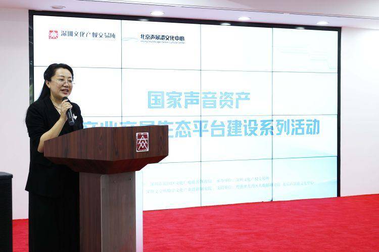 深圳文化产权交易所举办“国家声音资产全产业交易生态平台建设”系列活动