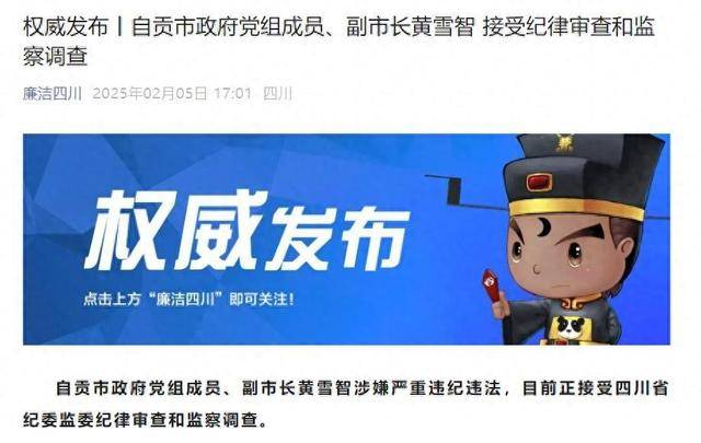 涉嫌严重违纪违法<strong></p>
<p>金元币交易平台</strong>，四川省自贡市政府党组成员、副市长黄雪智接受审查调查