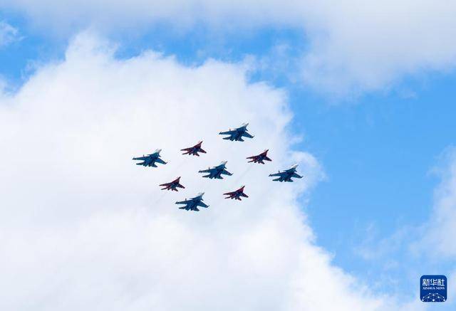 莫斯科举行纪念苏联伟大卫国战争胜利80周年阅兵式彩排