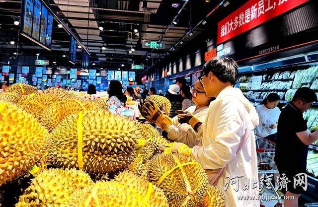 榴莲卖出1吨多<strong></p>
<p>bzcash交易平台</strong>！永辉河北首家胖东来调改店开业首日销售额同比增10倍