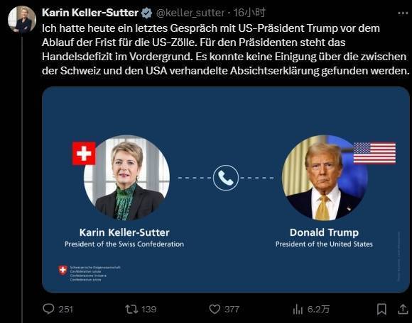 特朗普开征税率高达39%<strong></p>
<p>网币网</strong>，“瑞士举国目瞪口呆…”