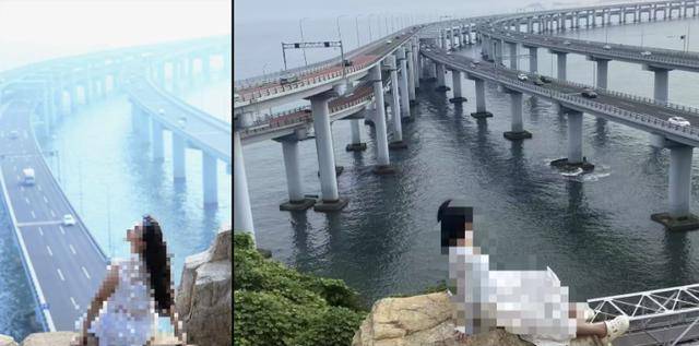 大连一跨海大桥观景台有游客翻栏杆踩空心造景石拍照<strong></p>
<p>云币商城</strong>，当地回应