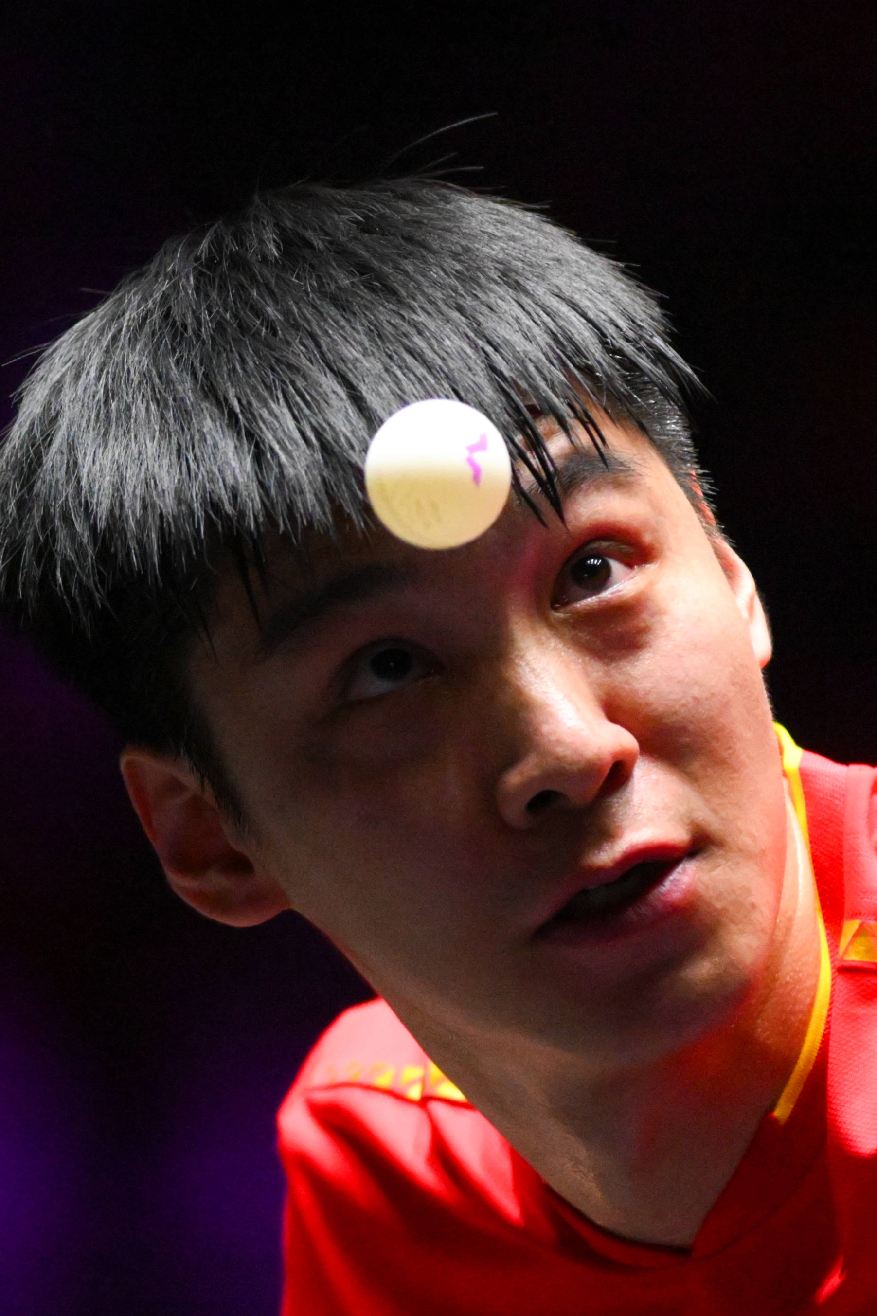 （体育）乒乓球——WTT澳门冠军赛：薛飞淘汰张本智和 晋级男单16强