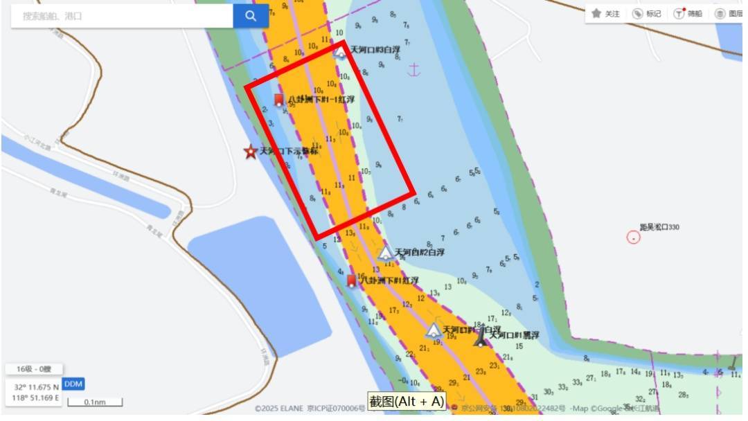 长江南京段水深异常<strong></p>
<p>币村网</strong>,江苏海事部门发布提醒