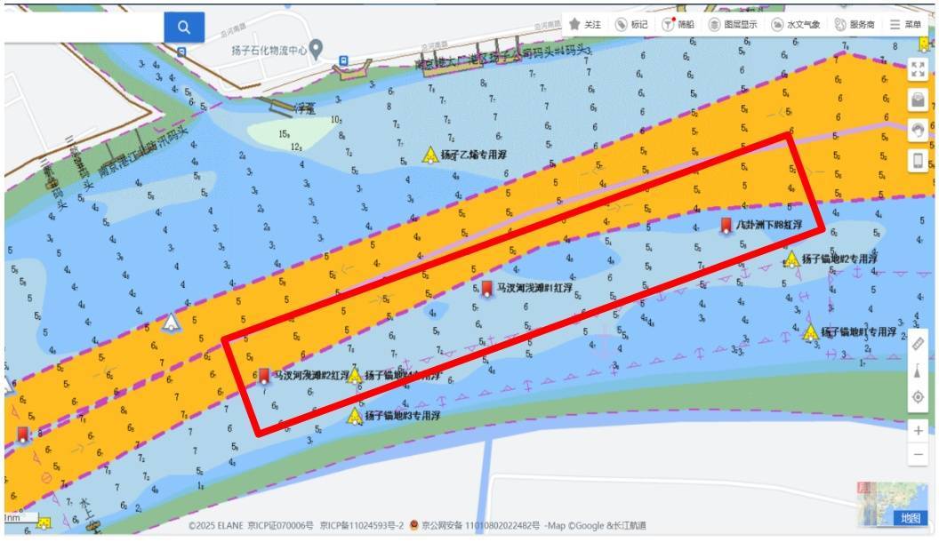 长江南京段水深异常<strong></p>
<p>币村网</strong>,江苏海事部门发布提醒