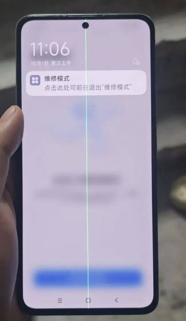 手机使用不到三年<strong></p>
<p>德币</strong>，屏幕突然出现绿线，用户质疑质量有问题，小米回应