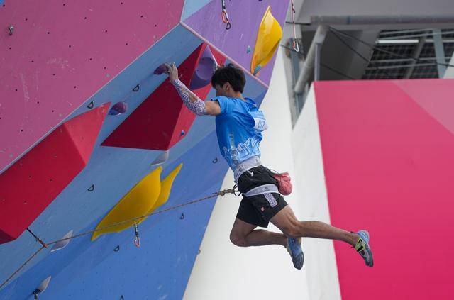 全运会丨攀岩项目开赛