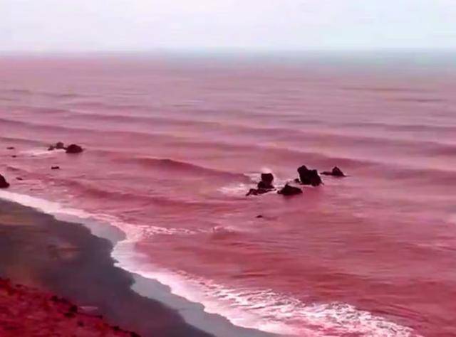 罕见！伊朗霍尔木兹岛遭遇强降雨<strong></p>
<p>虚拟币比赛</strong>，部分海域变成“血色海洋”