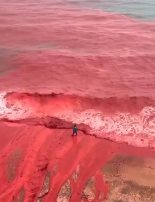 罕见！伊朗霍尔木兹岛遭遇强降雨<strong></p>
<p>虚拟币比赛</strong>，部分海域变成“血色海洋”